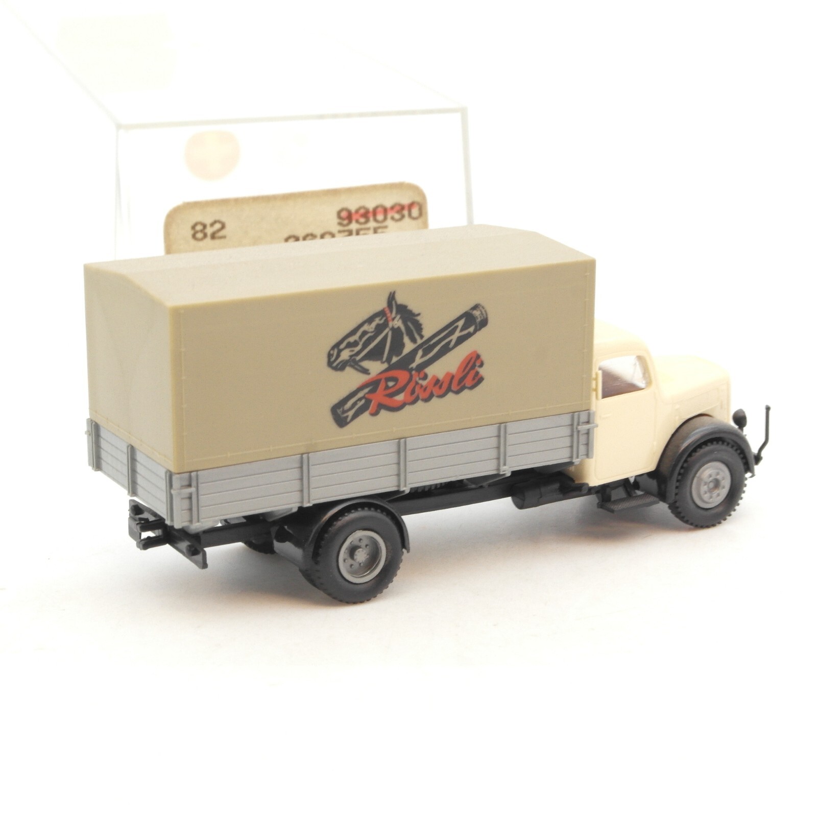 Brekina 1:87 MB L 311 Pritsche/Plane Rüssli in OVP RG156 – Bild 3