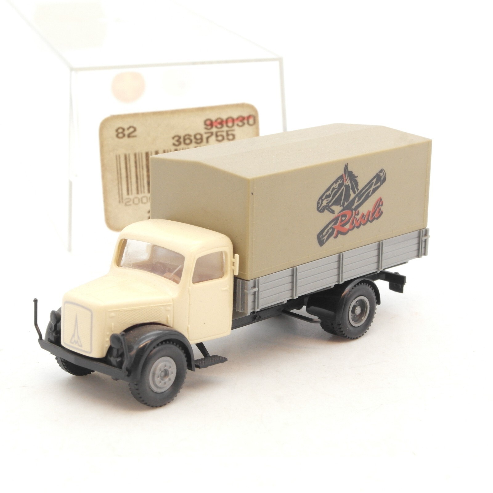 Brekina 1:87 MB L 311 Pritsche/Plane Rüssli in OVP RG156