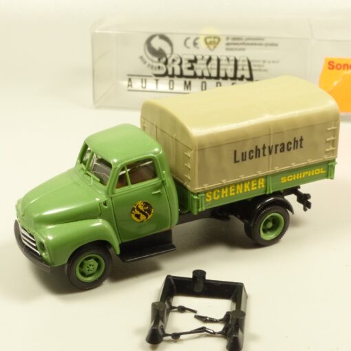 Brekina 1:87 Opel Blitz Pritsche Schenker Luchtfracht in OVP EX6006