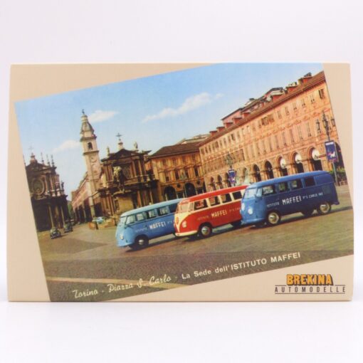 Brekina 1:87 Set Nr.: 90398 VW T1a Bus 3 Stück Instituto MAFFEI, in OVP EX1554 – Bild 4