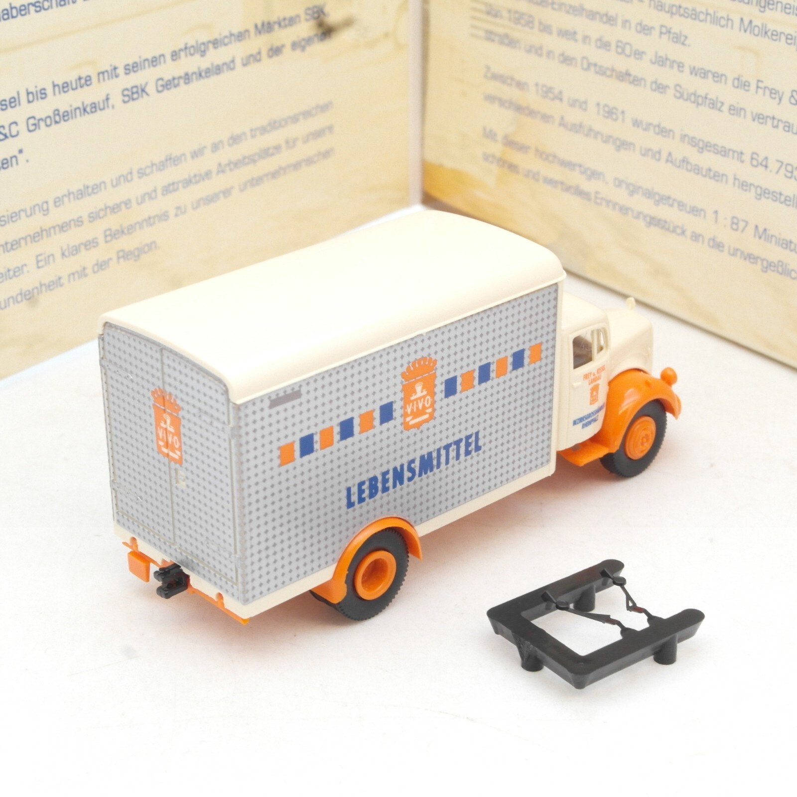 Brekina  1:87 SoMo MB L312 Frey & Kissel VIVO Lebensmitte in OVP RF9677 – Bild 3