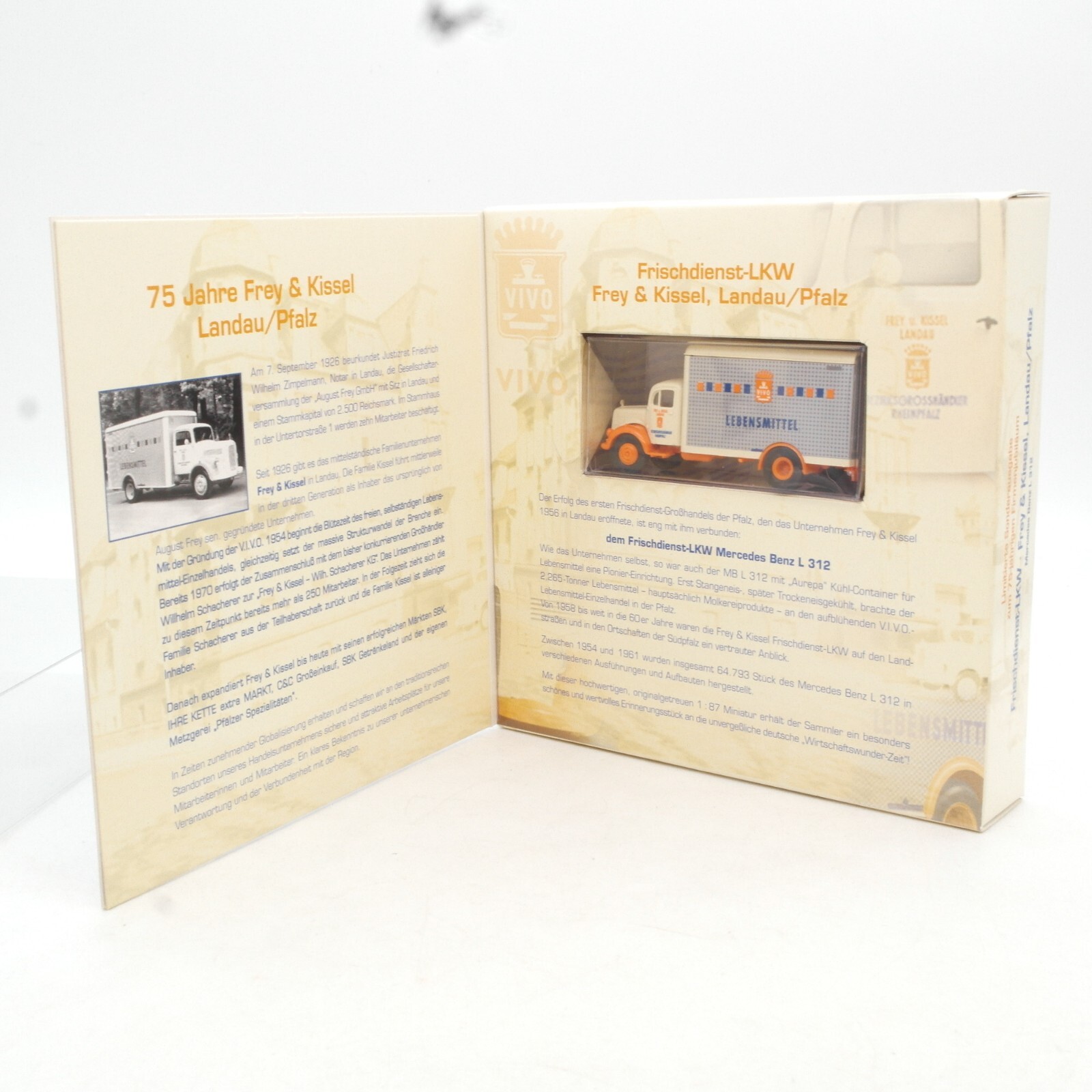 Brekina  1:87 SoMo MB L312 Frey & Kissel VIVO Lebensmitte in OVP RF9677 – Bild 4