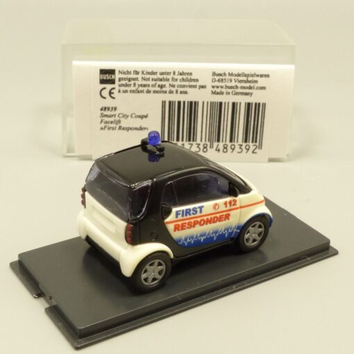 Busch 1:87 489392 Smart City Coupé First Responder in OVP EX3409 – Bild 3