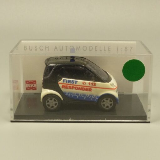 Busch 1:87 489392 Smart City Coupé First Responder in OVP EX3409 – Bild 4