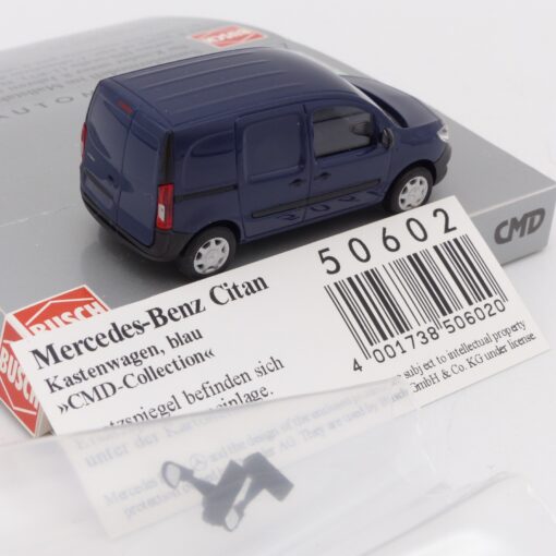Busch 1:87 50602 Mercedes Benz Citan Kastenwagen blau in OVP EX7328 – Bild 3