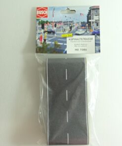 Busch H0 7086 Asphaltstrasse 2m siehe Foto in OVP CK8451
