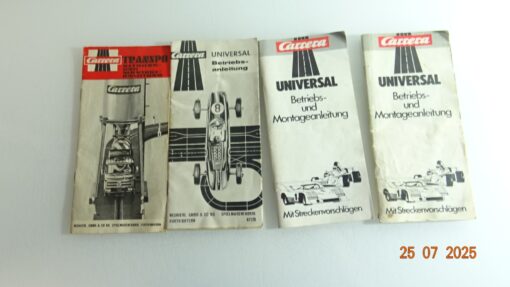 Carrera 132 Universal Betriebs- u. Montageanleitung siehe Foto PK 3 o.