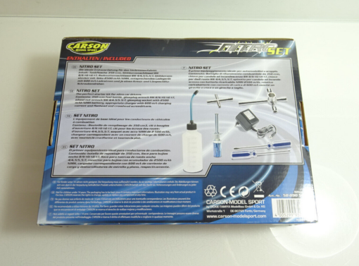 Carson 50 090 5082 Nitro-Set Glühstarter 2000mAh + Zubehörin OVP AR8154 – Bild 4