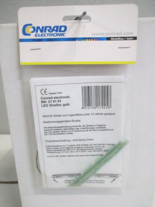 Conrad H0 219161 Bausatz LED Sreifen gelb m.OVP WZ2971