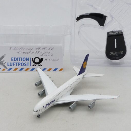 Deutsche Post Philatelie 1:550 Airbus A380-800 ab 2007 in EVP EX5389