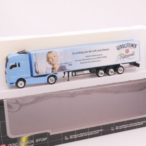 Dickie 1:87 341 5766 Trucker Service MAN Sattelzug Gerolsteiner in OVP RT1559
