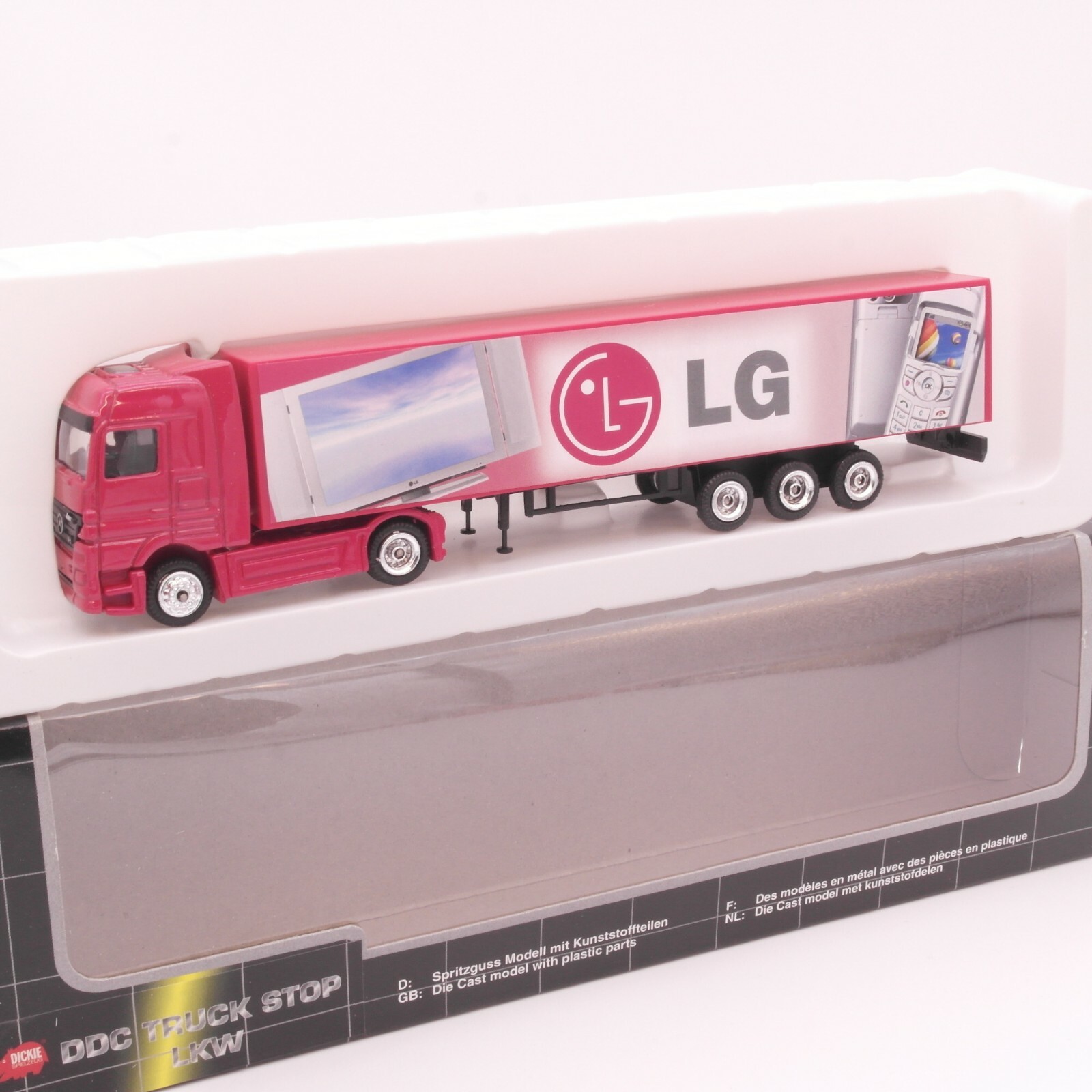 Dickie 1:87 3415798 MB Koffer-Sattelzug LG in OVP RT1551