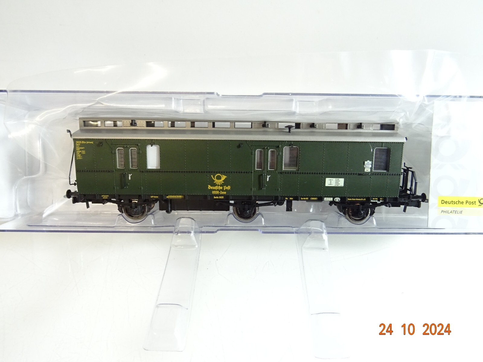 Electrotren H0 006308 Bahnpostwagen der DRP neuwertig in OVP PR3481