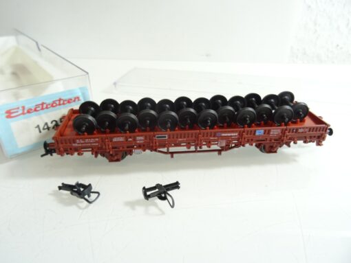 Electrotren H0 1425 Niederbordwagen mit Achsen der SNCF in OVP RR7721 – Bild 3