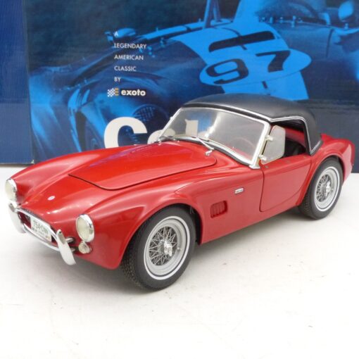 Exoto 1:18 18129 Shelby AC Cobra 289 Roadster mit Hardtop 1963 in OVP EX7858 – Bild 3