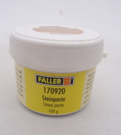 Faller 170920 Naturstein Steinpaste dunkelgelb 100 g in OVP QR6978