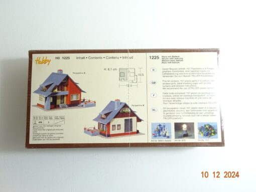 Faller H0 1225 Haus mit Balkon siehe Foto in OVP CK4759 – Bild 3