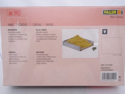 Faller H0 130529 Gebäudebausatz Misthaufen Neu in OVP QR4382 – Bild 3