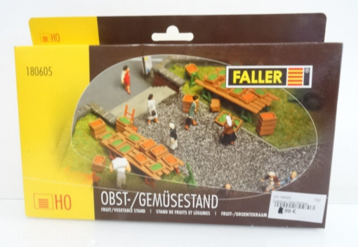 Faller H0 180605 Obst / Gemüsestand neuwertig in OVP QR4996
