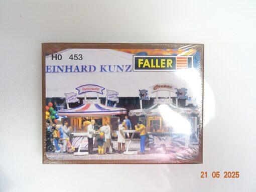 Faller H0 453 zwei Kirmesbuden siehe Foto in OVP CK8390