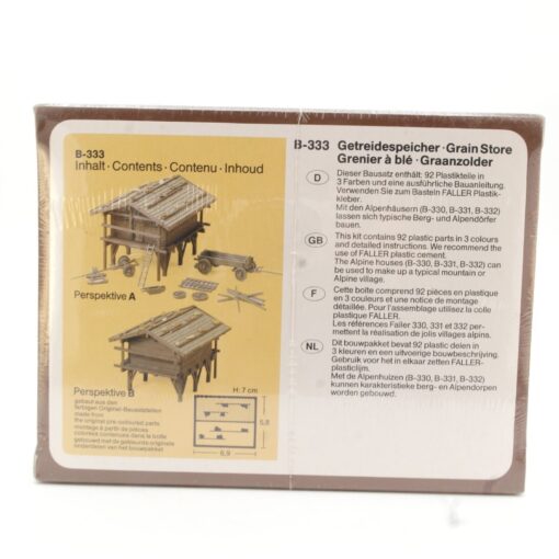 Faller H0 B-333 Bausatz Getreidespeicher Neu in OVP QR4193 – Bild 3