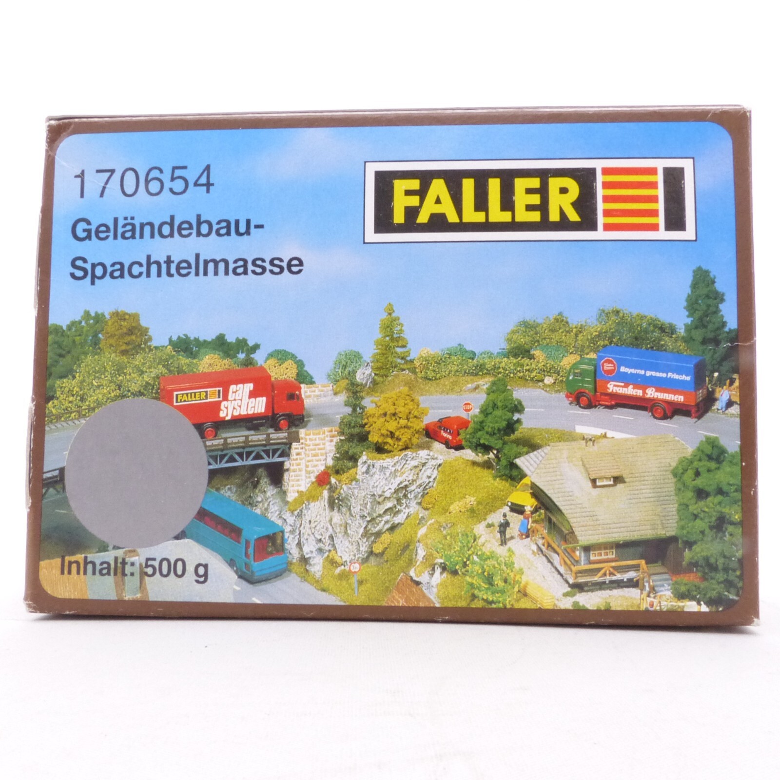 Faller H0 Bausatz 170654 Geländebau-Spachtelmasse grau in OVP EX5137