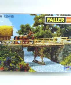Faller H0 Bausatz Nr.: 120495 Holzstammbrücke - ungeöffnet, in OVP QR4751