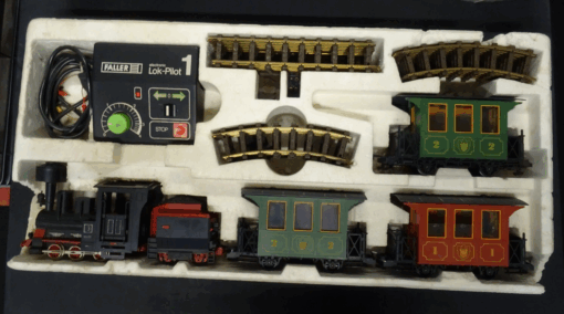 Faller Spur 0 3810 E-train Startpackung mit Personenzug in OVP JL201