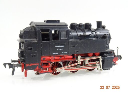 Fleischmann H0 1321 Dampflok BR 80 005 der DB JL1789 o. – Bild 3