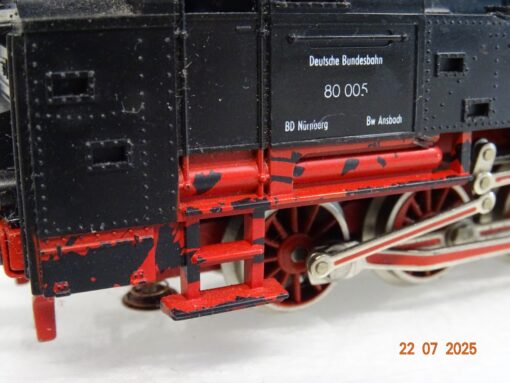 Fleischmann H0 1321 Dampflok BR 80 005 der DB JL1789 o. – Bild 4
