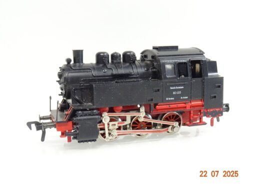 Fleischmann H0 1321 Dampflok BR 80 005 der DB JL1789 o.