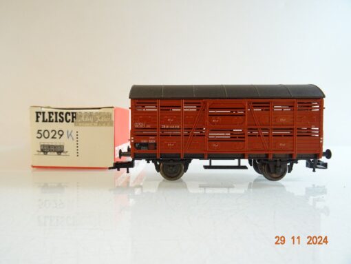 Fleischmann H0  5029 Viehtransportwagen der DB in OVP PR4375
