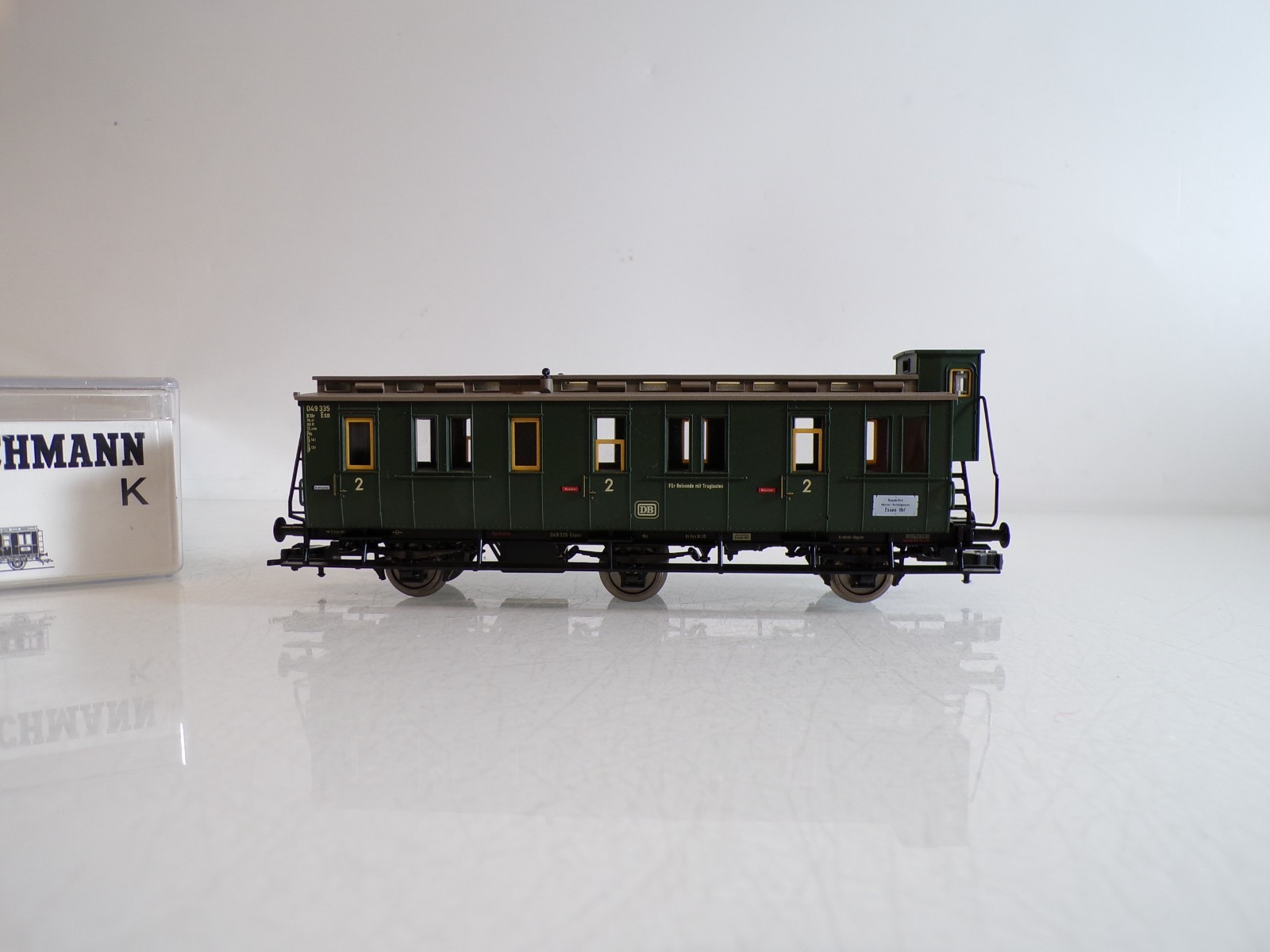 Fleischmann H0 5066 K Abteilwagen 2. Kl. mit Bremserhaus der DB in OVP BH1655 – Bild 3