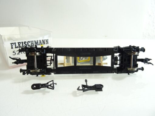 Fleischmann H0 5218 Tiefladewagen mit Ladung der DB in OVP RR718 – Bild 4
