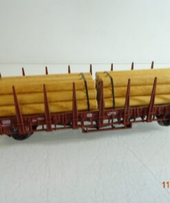 Fleischmann H0 5223 K Rungenwagen mit Ladung der DB RR4507 o.