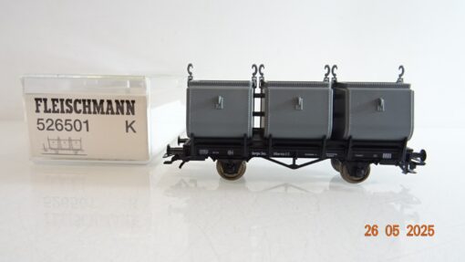 Fleischmann H0 526501 K Kübeltragwagen der Bergw.Ges.in OVP PR8046