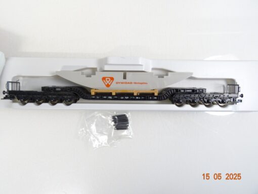 Fleischmann H0 5298 Tiefladewagen mit Ladung der DB in OVP PR7656 – Bild 3