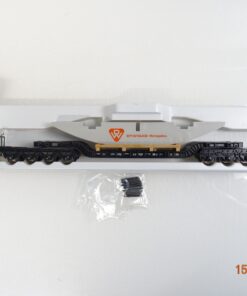 Fleischmann H0 5298 Tiefladewagen mit Ladung der DB in OVP PR7656
