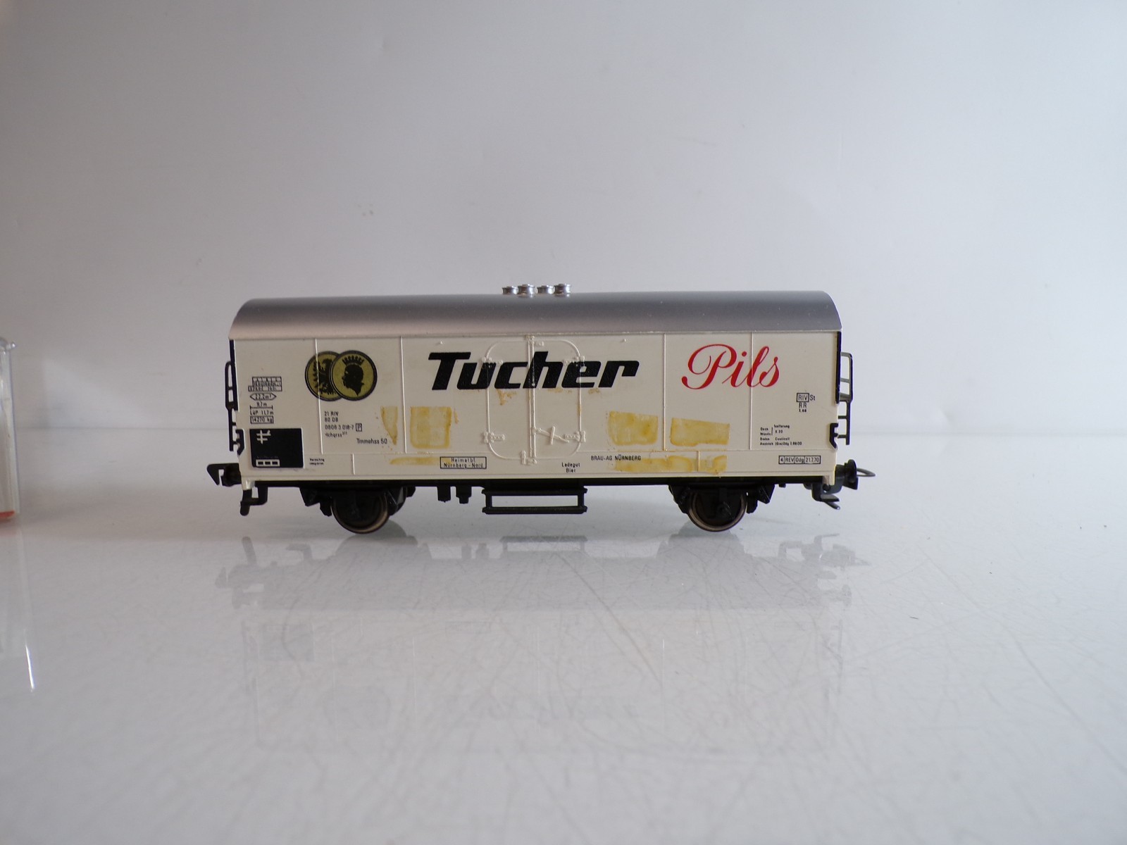 Fleischmann H0 5328 Kühlwagen Tucher Pils der DB in OVP BH1667 – Bild 3