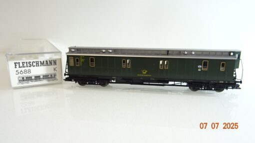 Fleischmann H0 5688 K Bahnpostwagen der DBP in OVP PR8981