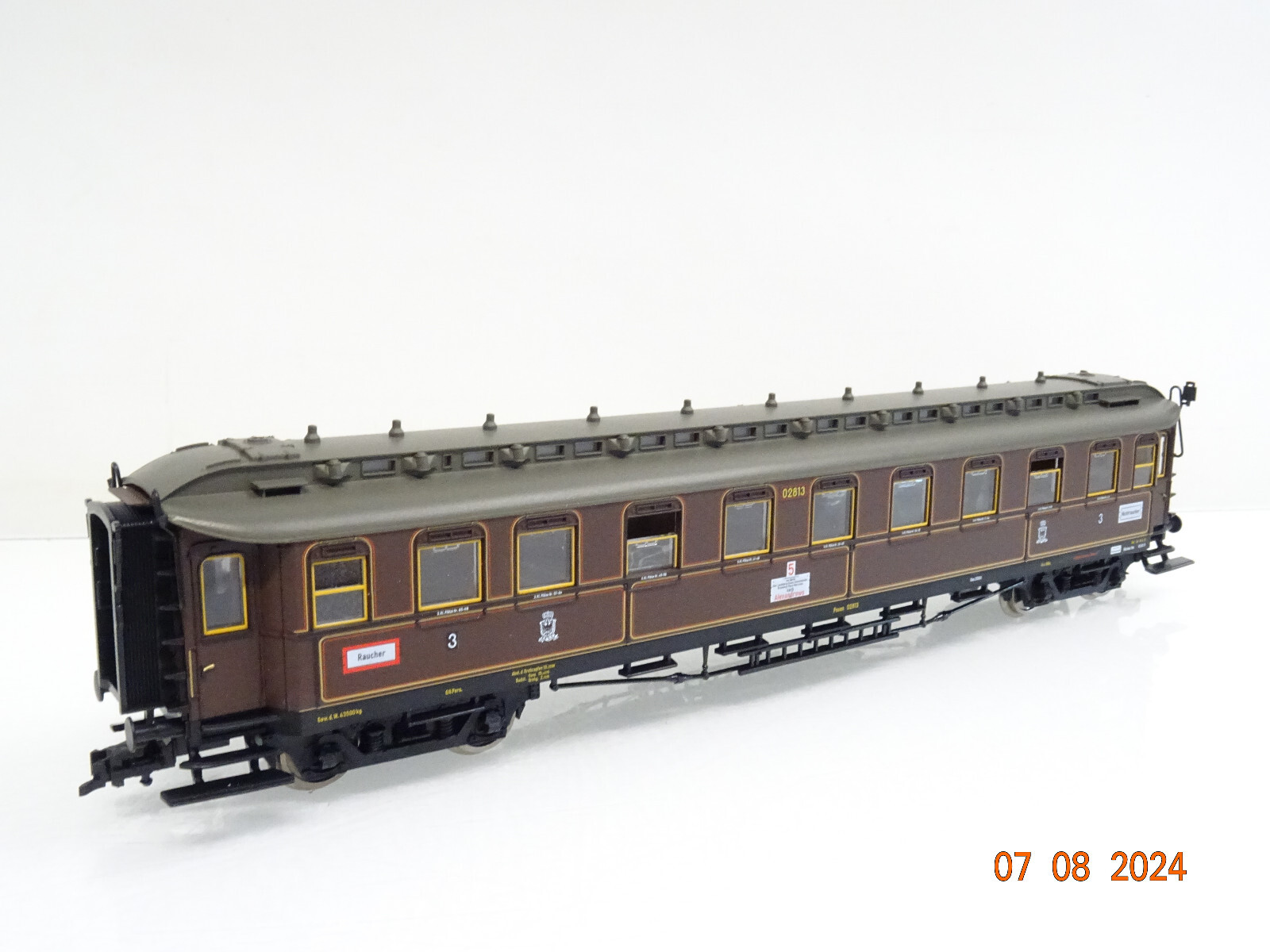 Fleischmann H0 580903 K Schnellzugwagen der K.P.E.V. LüP 226 mm in OVP LE4899 – Bild 3