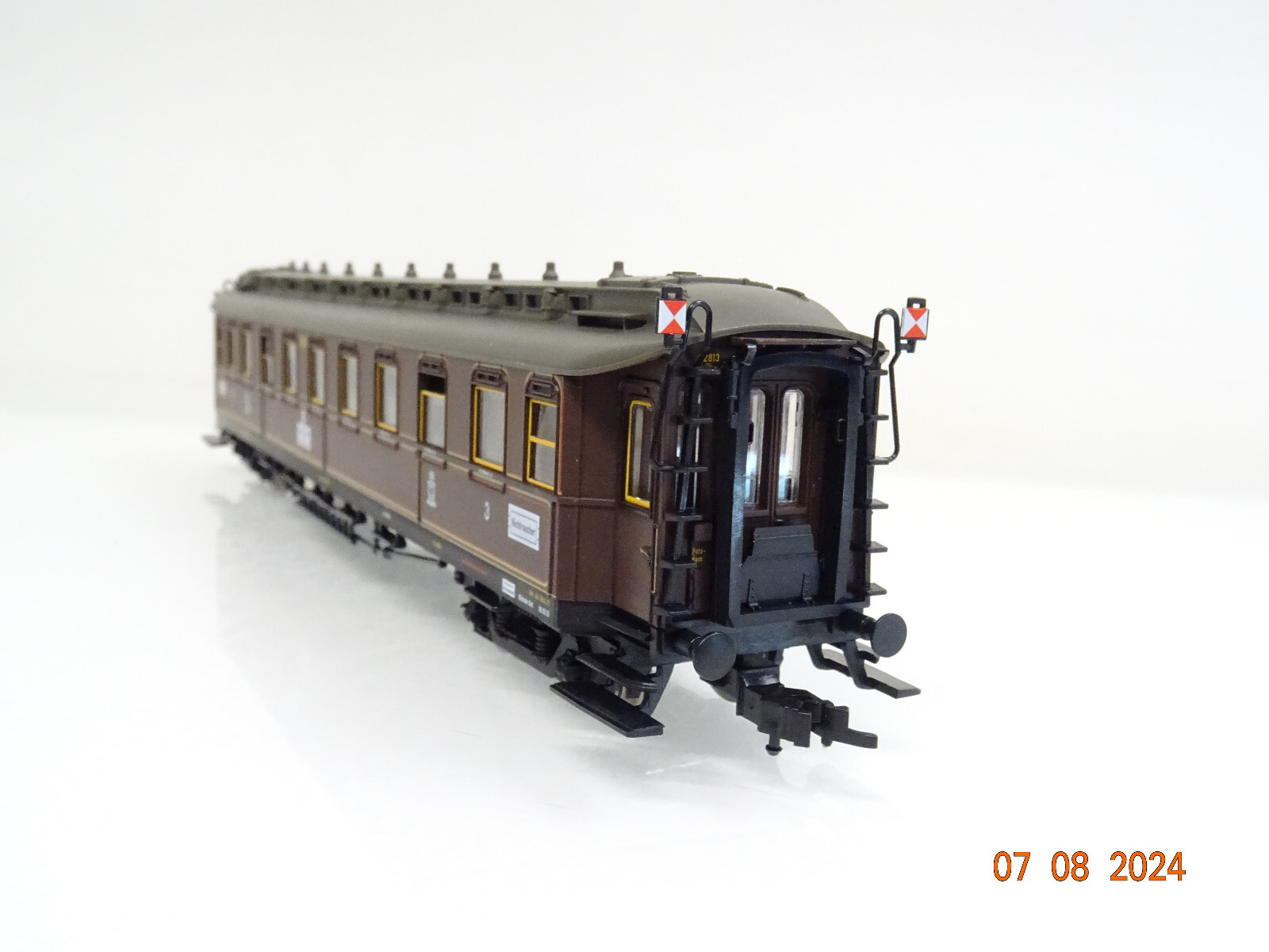 Fleischmann H0 580903 K Schnellzugwagen der K.P.E.V. LüP 226 mm in OVP LE4899 – Bild 4