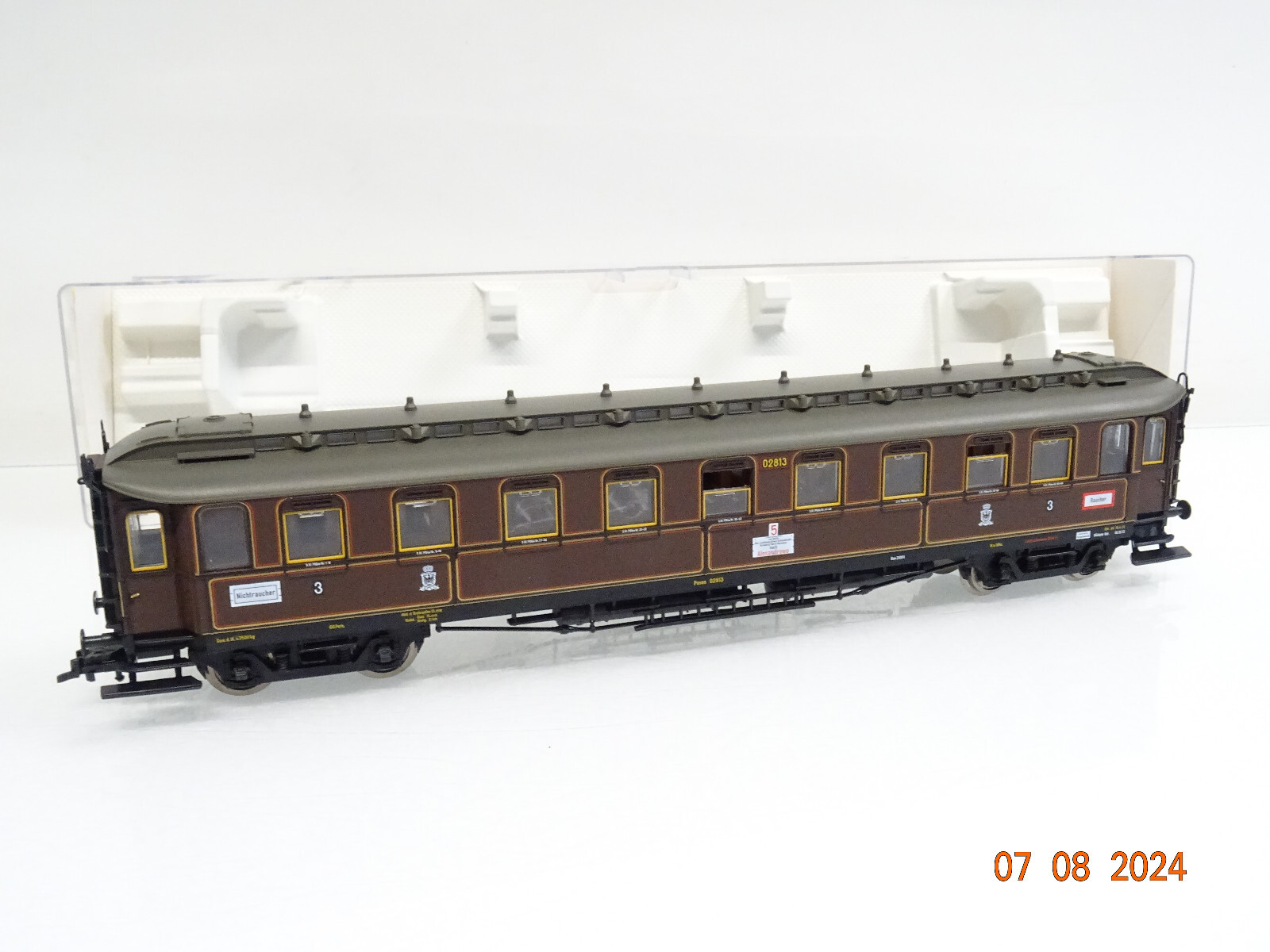 Fleischmann H0 580903 K Schnellzugwagen der K.P.E.V. LüP 226 mm in OVP LE4899