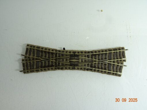 Fleischmann H0 6164 Doppelkreuzungsweiche links siehe Foto PK1722 o.