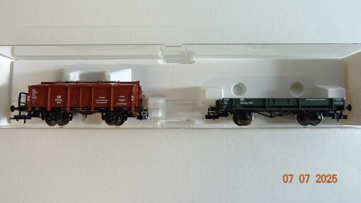 Fleischmann H0 825910 K Klappdeckel-u. Niederbordwagen Set der DB in OVP PR8963