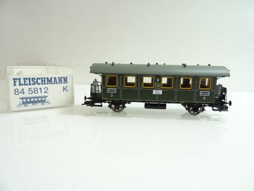 Fleischmann H0 84 5812 K Personenwagen 3. Klasse in OVP TF292