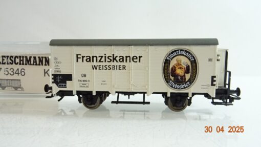 Fleischmann H0 875346 Kühlwagen Franziskaner Weißbier der DB in OVP PR7387 – Bild 3