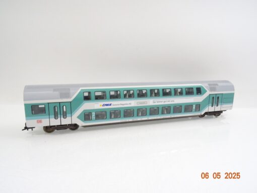 Fleischmann H0 96 5122 K Doppelstockwagen 2.Kl. DWA der DB AG in OVP JL515 – Bild 3
