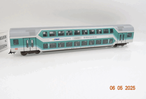 Fleischmann H0 96 5122 K Doppelstockwagen 2.Kl. DWA der DB AG in OVP JL515