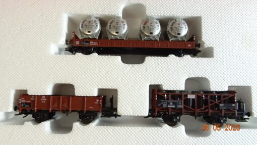 Fleischmann H0 965807 Güterwagen-Set Epoche III 3 tlg. der DB in OVP PR8016 – Bild 3